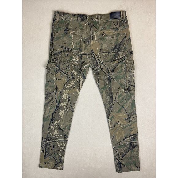 KDNK‎ Pants Mens 36 Green Camo Cargo Hiking Hunting Outdoor Casual Pockets NWT - Picture 11 of 12